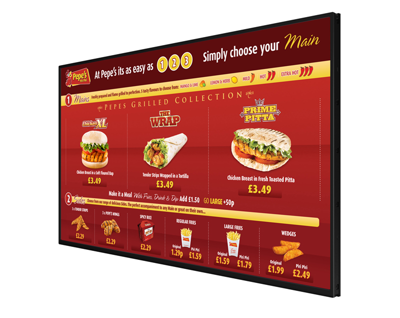 Digital Menu Board White Background Image (2)