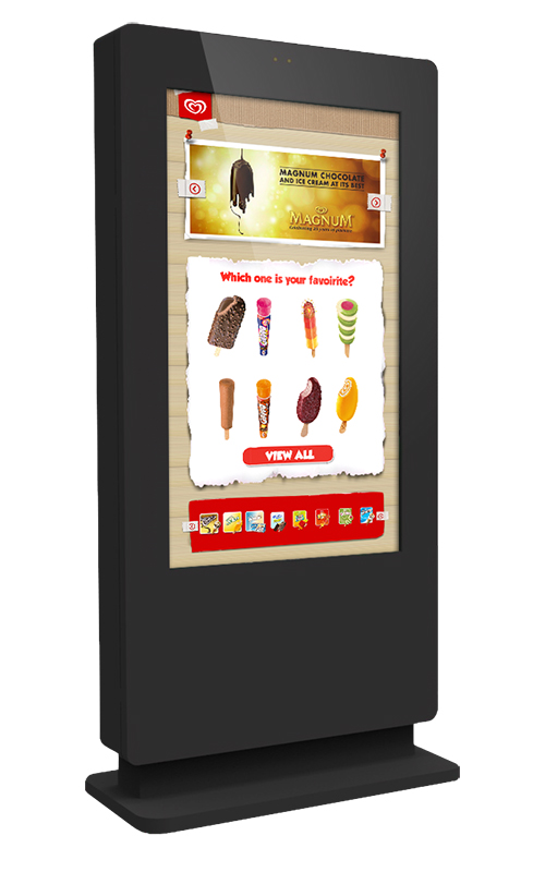 Outdoor PCAP Freestanding Multi Touch Screen Posters Image (1)