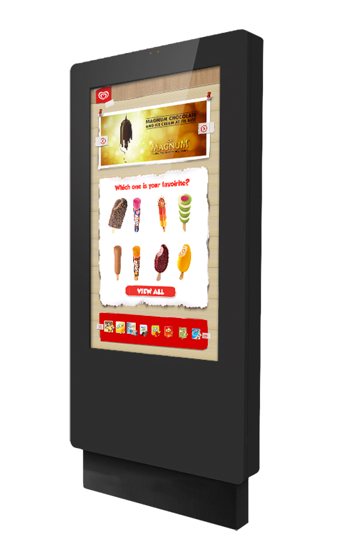 Outdoor PCAP Freestanding Multi Touch Screen Posters Image (3)
