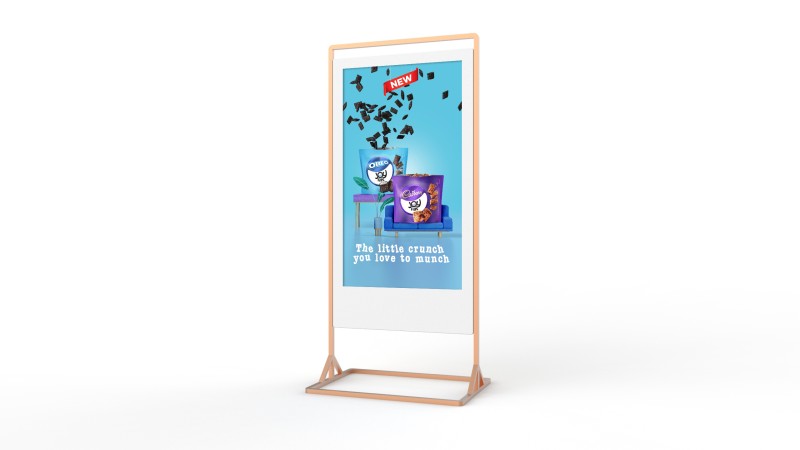 Superslim Freestanding Double-Sided Digital Posters - White Background Image (2)