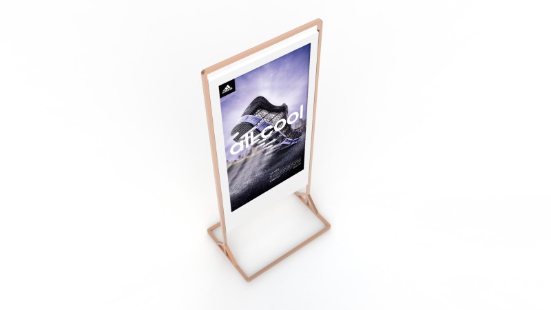 Superslim Freestanding Double-Sided Digital Posters - White Background Image (7)