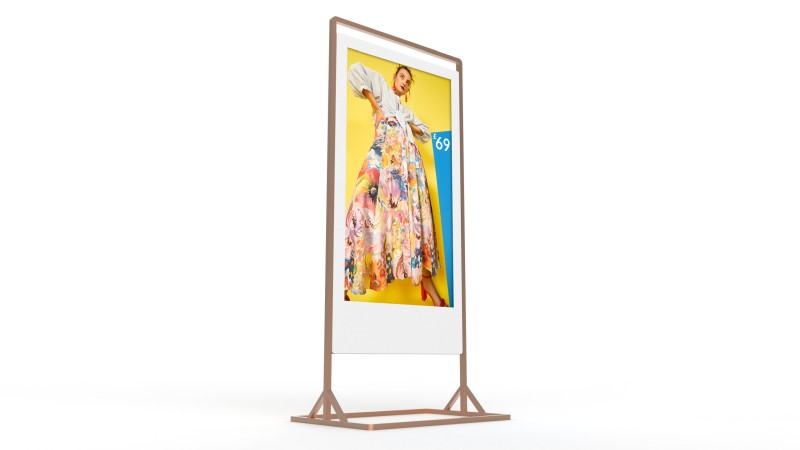 Superslim Freestanding Double-Sided Digital Posters - White Background Image (8)